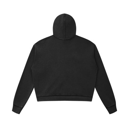 OV Mineral Wash Boxy Waffle Hoodie
