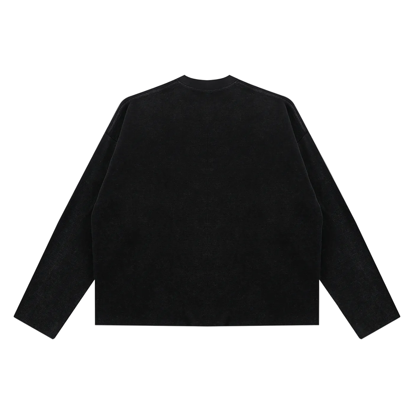 Ovelli Vintage Wash Boxy  Waffle Raw Edge T-Shirt
