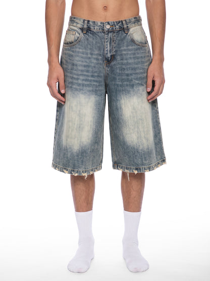 OV Distressed Denim Shorts